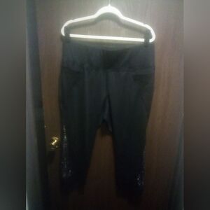 Livi Active For Lane Bryant Perforated Crop leggings